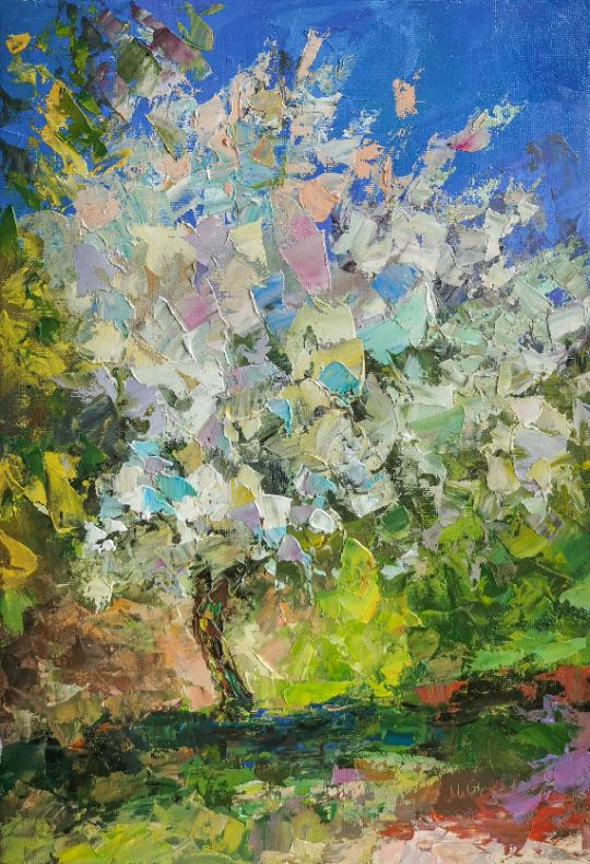 Цветущая вишня