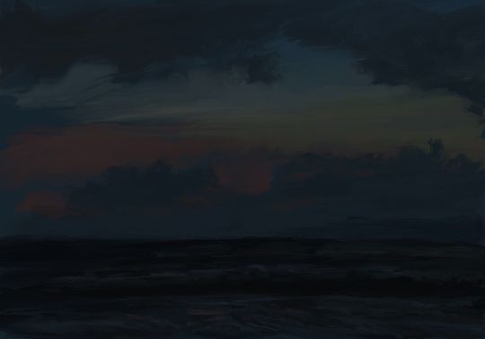 Вечер на море