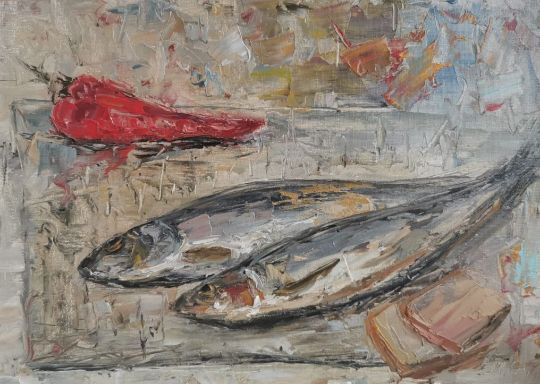 Сельдь без шубы. Этюд с натуры