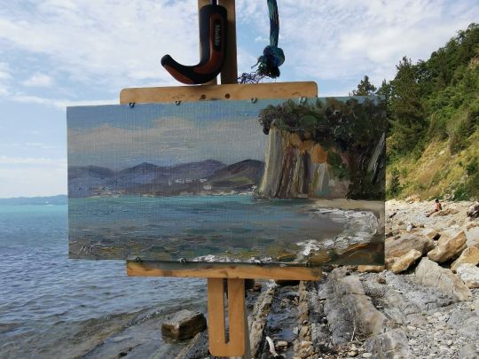 Скала Киселева, этюд 2022г.