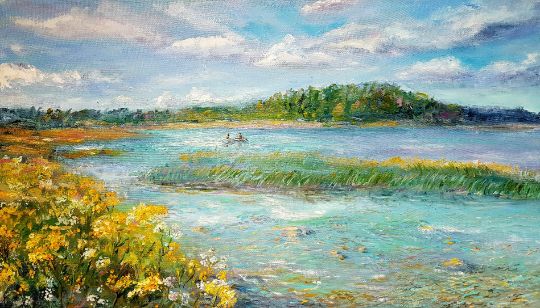 Живопись озеро Донцо