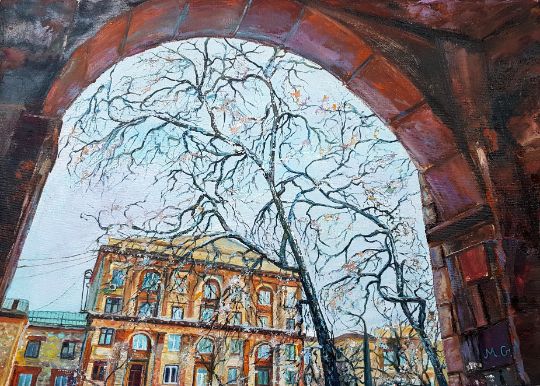 Осень в Новокузнецке,ул. Металлургов