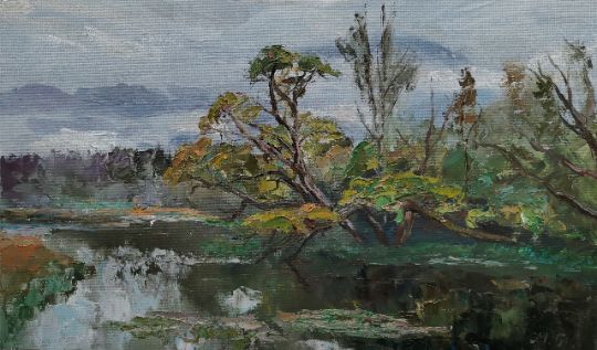 Река Изварка, усадьба Рериха