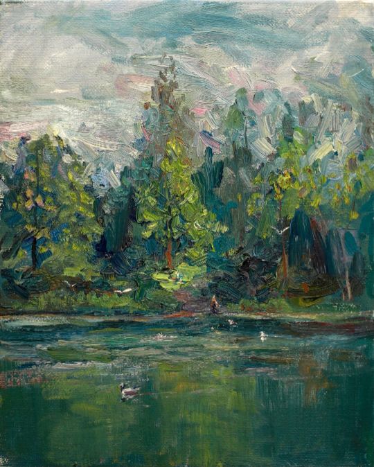 Этюд в парке "Осиновая роща"