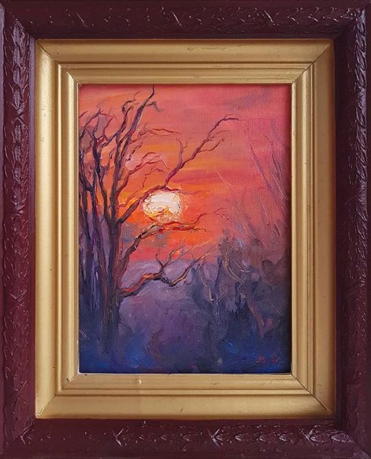 Зимним вечером. г. Новокузнецк