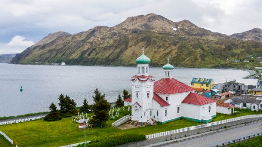 Церковь Вознесения Господня. Уналашка.