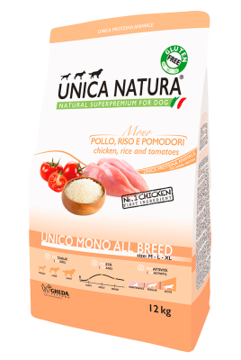 Корм для собак UNICO Mono Chicken