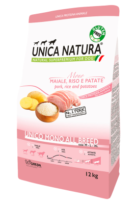 Корм для собак UNICO Mono Pork