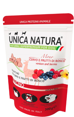 Печенье для собак Unica Natura Mono Ossicino Adult Mini