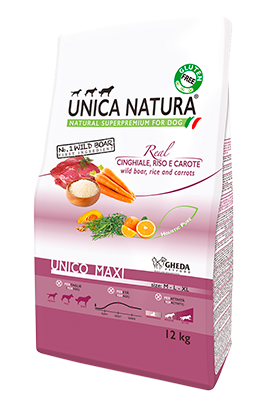 Корм для собак UNICO MAXI Wild Boar