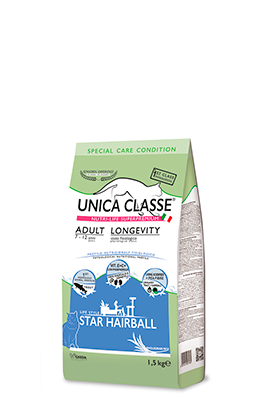 Корм для кошек Adult Longevity Star Hairball