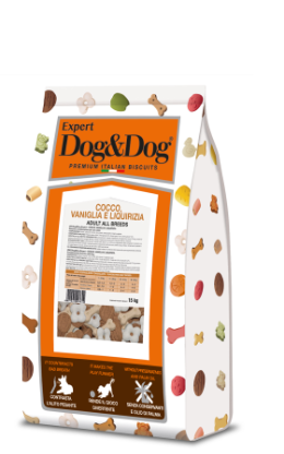 Печенье Dog&Dog Cocco, Vanigla E Liquirizia Adult All Breeds