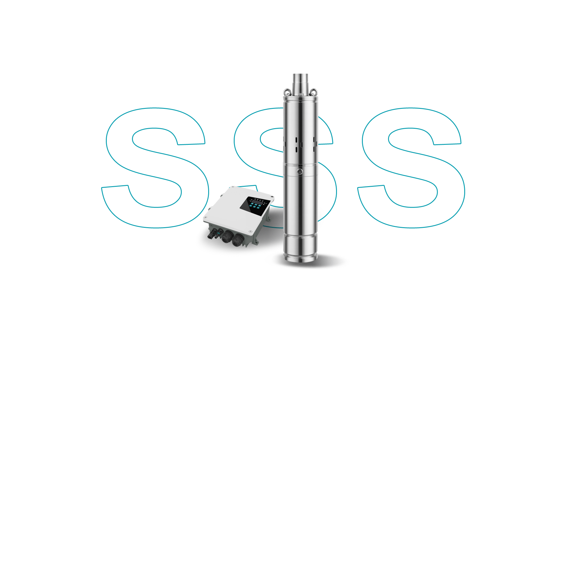 Погружные винтовые солнечные насосы - SSS EVOKE PUMP