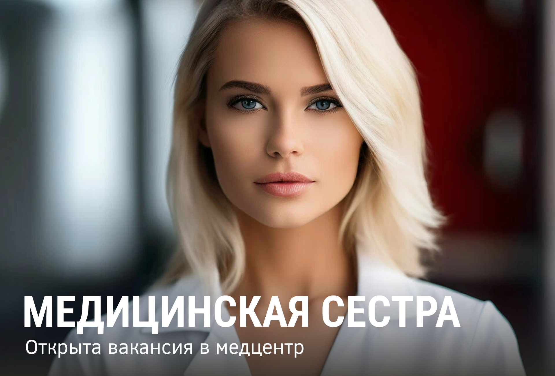 Обложка. Вакансия медсетра
