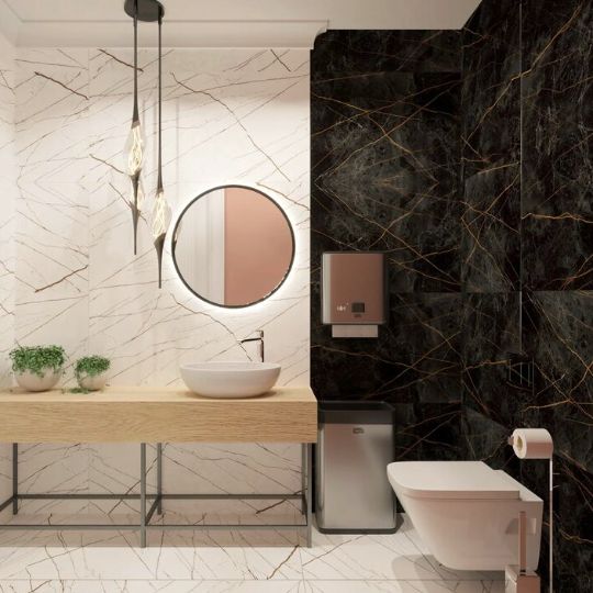 Интерьер Сандра Белый и Сандра Черно-Оливковый