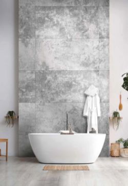 плитка в интерьере Marta Grey керамогранит 120х60 interier