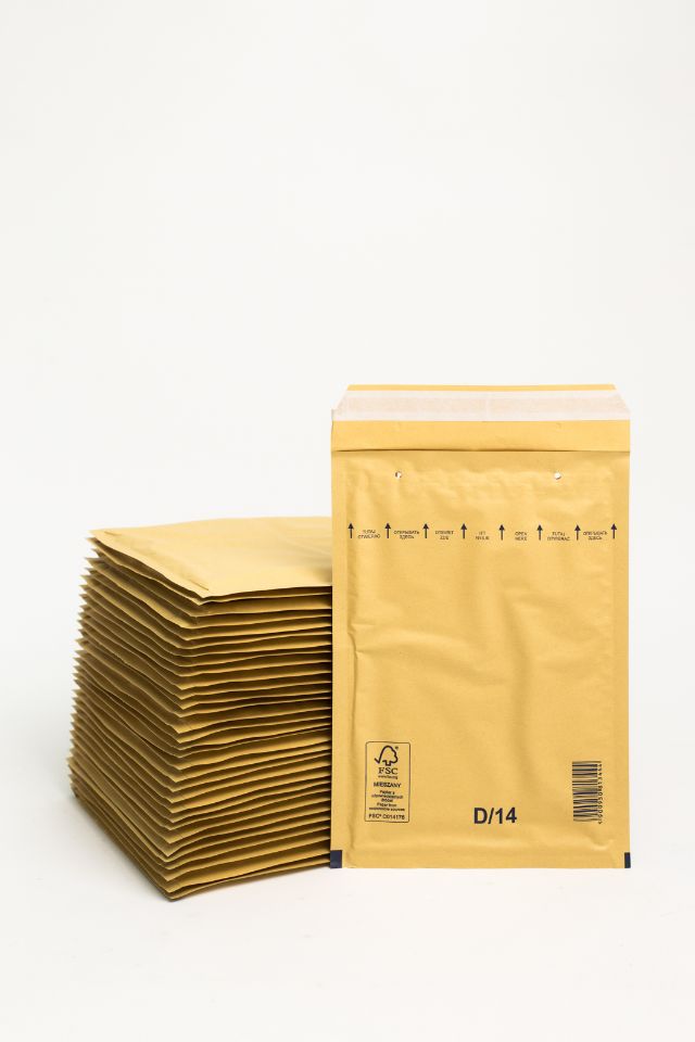 Конверт из крафт с воздушной подушкой