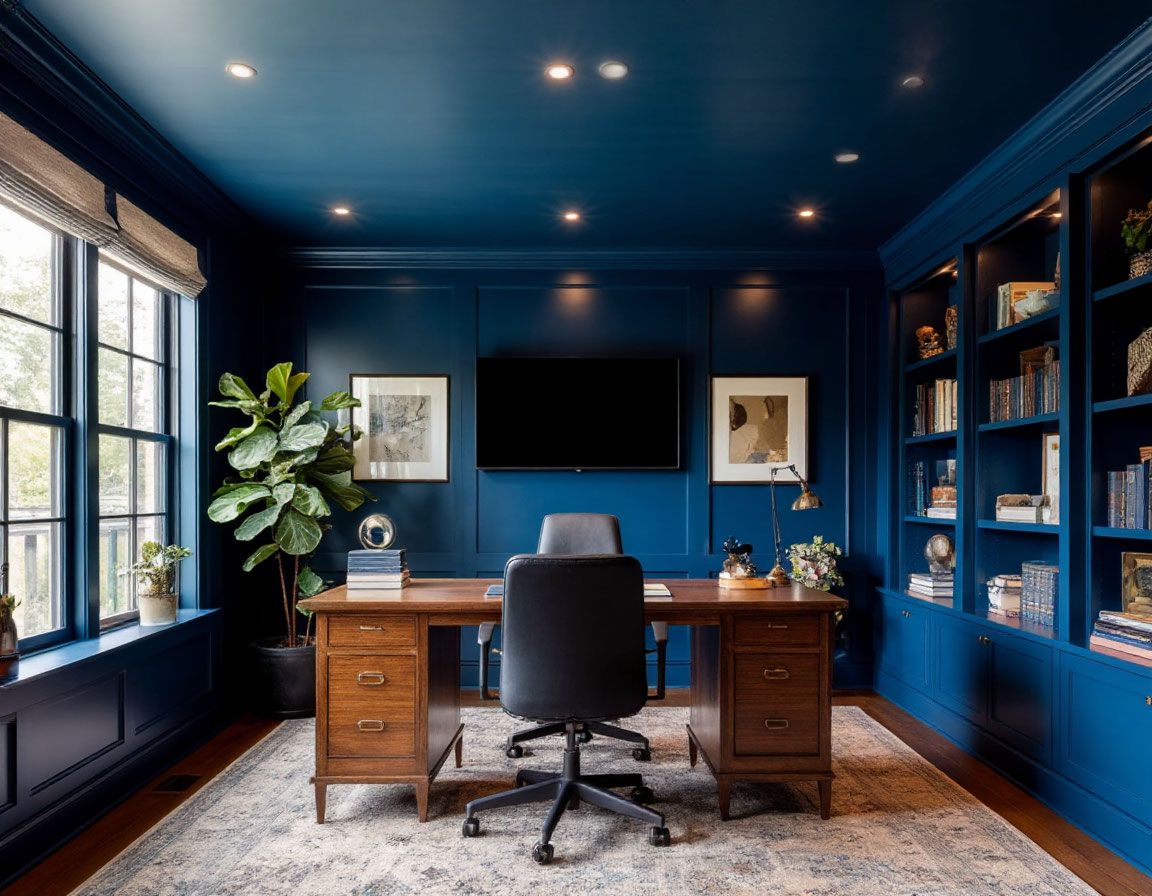 Натяжной потолок в офисе