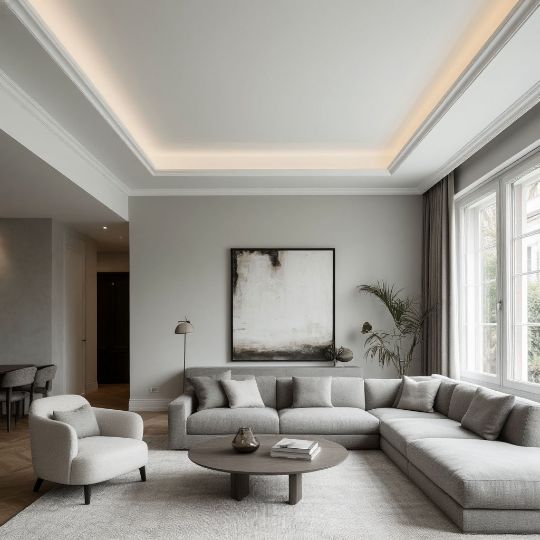 Сатиновый натяжной потолок