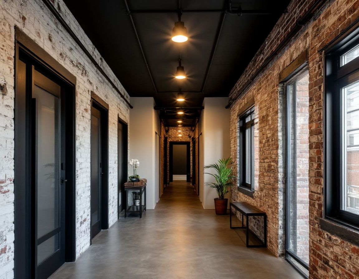 Натяжной потолок в коридоре