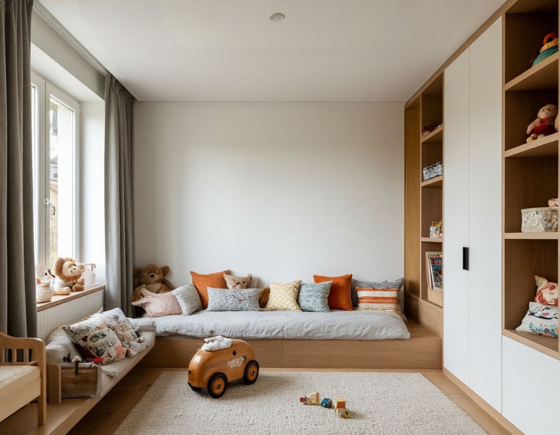 Натяжной потолок в детской комнате