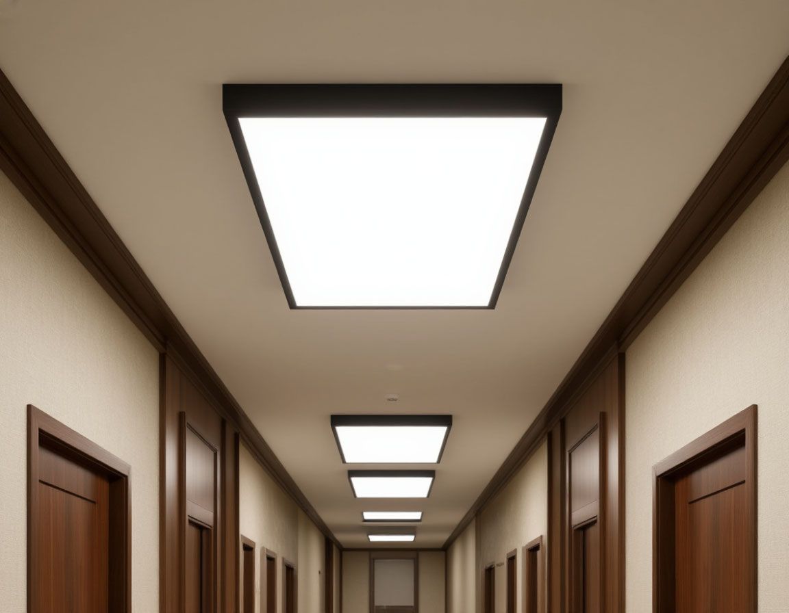 Натяжной потолок в коридоре