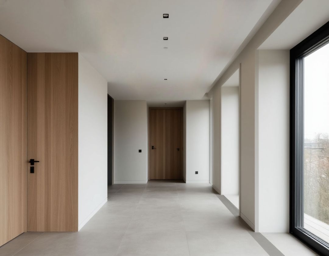 Натяжной потолок в коридоре