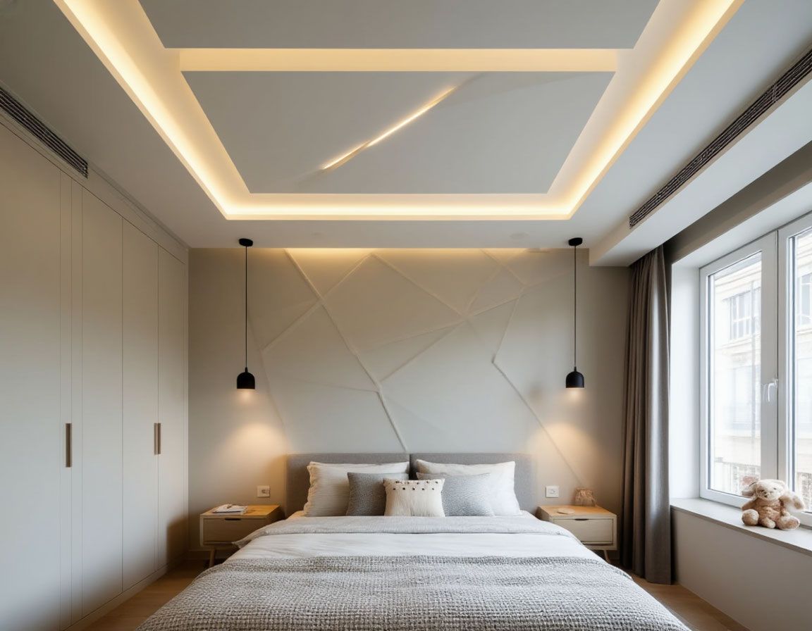 Натяжной потолок в детской комнате