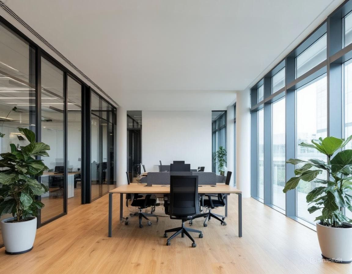 Натяжной потолок в офисе