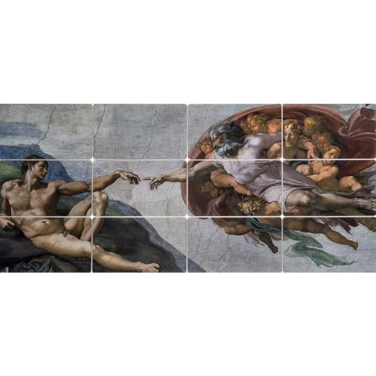 Ниуэ "Сотворение Адама" 2013 г., 960 г серебра