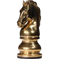 Россия Сувенир "Шахматный конь", 40 г золота (проба 585)