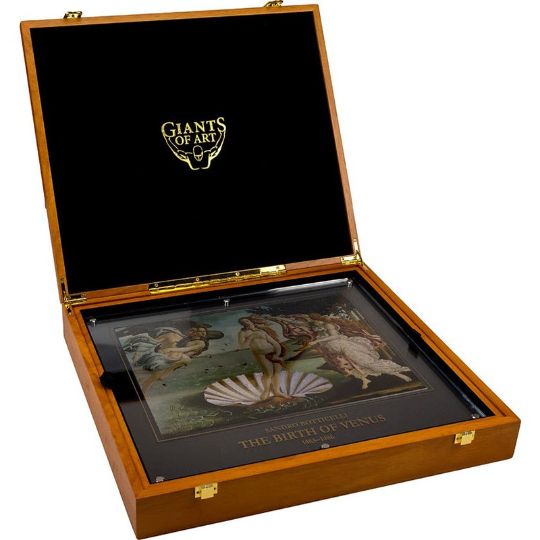 "Гиганты искусства. Рождение Венеры" 2025 г. (с позолотой), 1000 г серебра