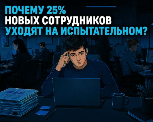 25% сотрудников увольняются на испытательном