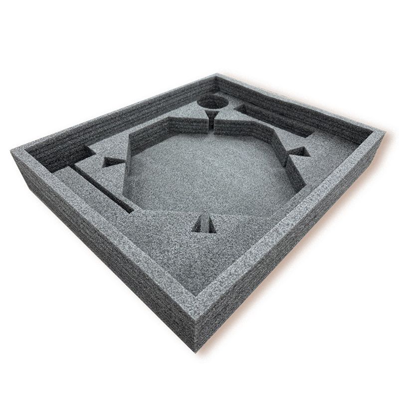 Амортизирующий вкладыш из пенополиэтилена для перевозки лабораторного оборудования. Гарантия целостности при ударах и вибрации.