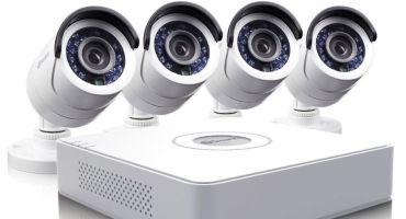 Комплект IP видеонаблюдения на 4 уличных видеокамеры Full HD