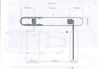 Типовой блок "1 проезд" без системы распознавания номеров