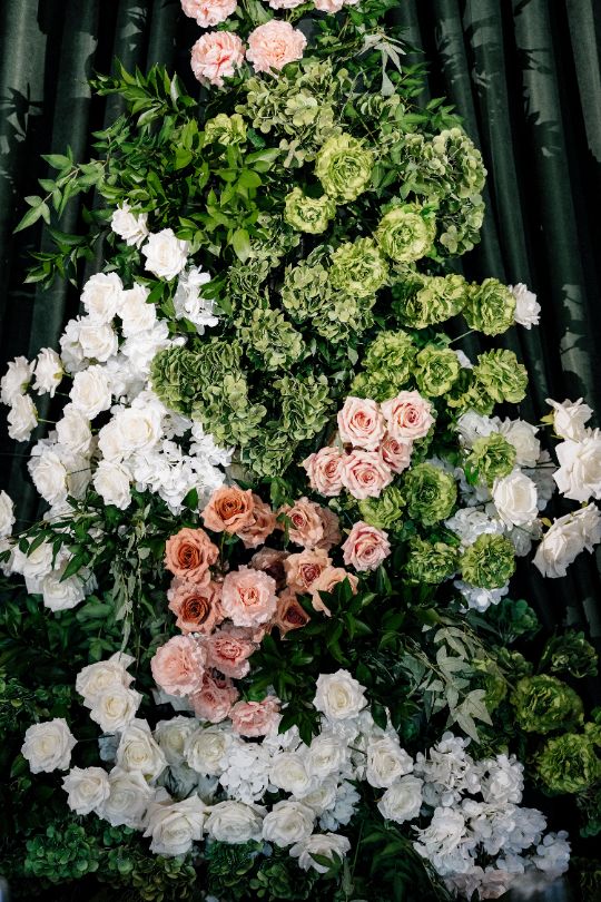 Оформление свадьбы в ресторане «Веретено» в Белгороде — студия декора КинАрт, оформление свадьбы Белгород, оформление спрезидиума, оформление банкетного зала, оформление свадьбы Белгород, свадьба в зелено-кремовых тонах