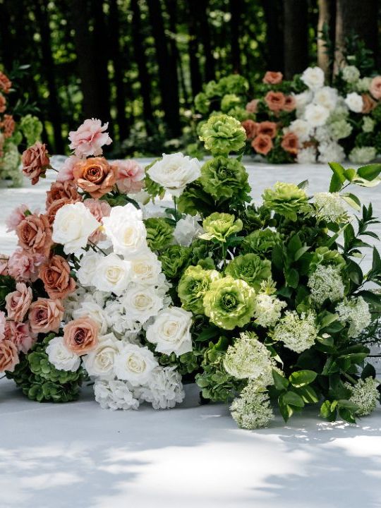 Оформление свадьбы в ресторане «Веретено» в Белгороде — студия декора КинАрт, оформление свадьбы Белгород, оформление свадебной церемонии, оформление свадьбы Белгород