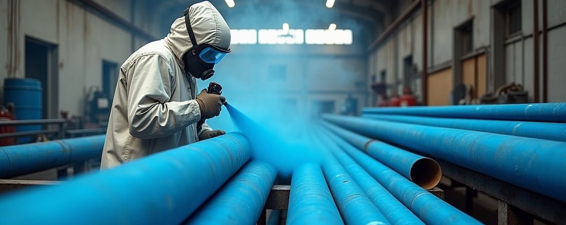 Порошковая покраска труб, цены