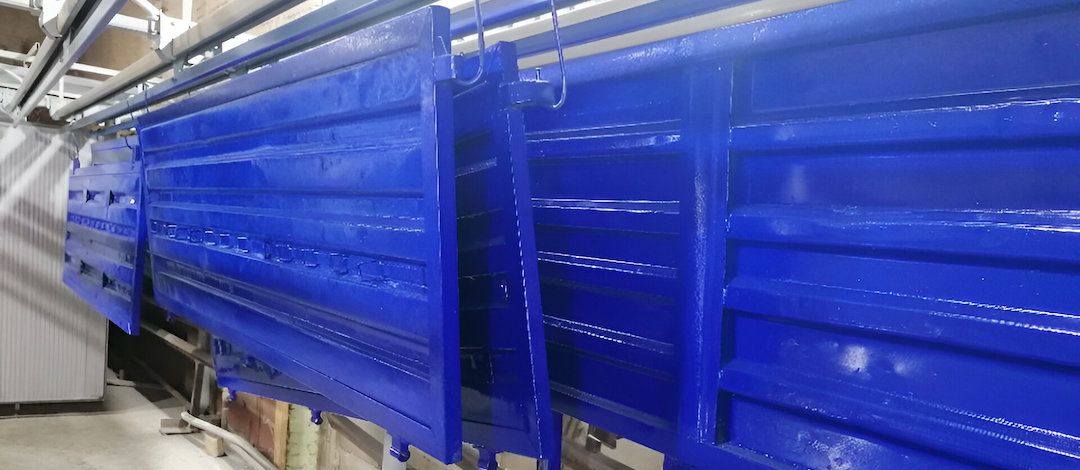 Порошковая покраска дорожных ограждений