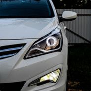 Установка линз на камри