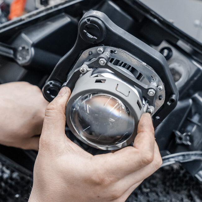 Установка линз