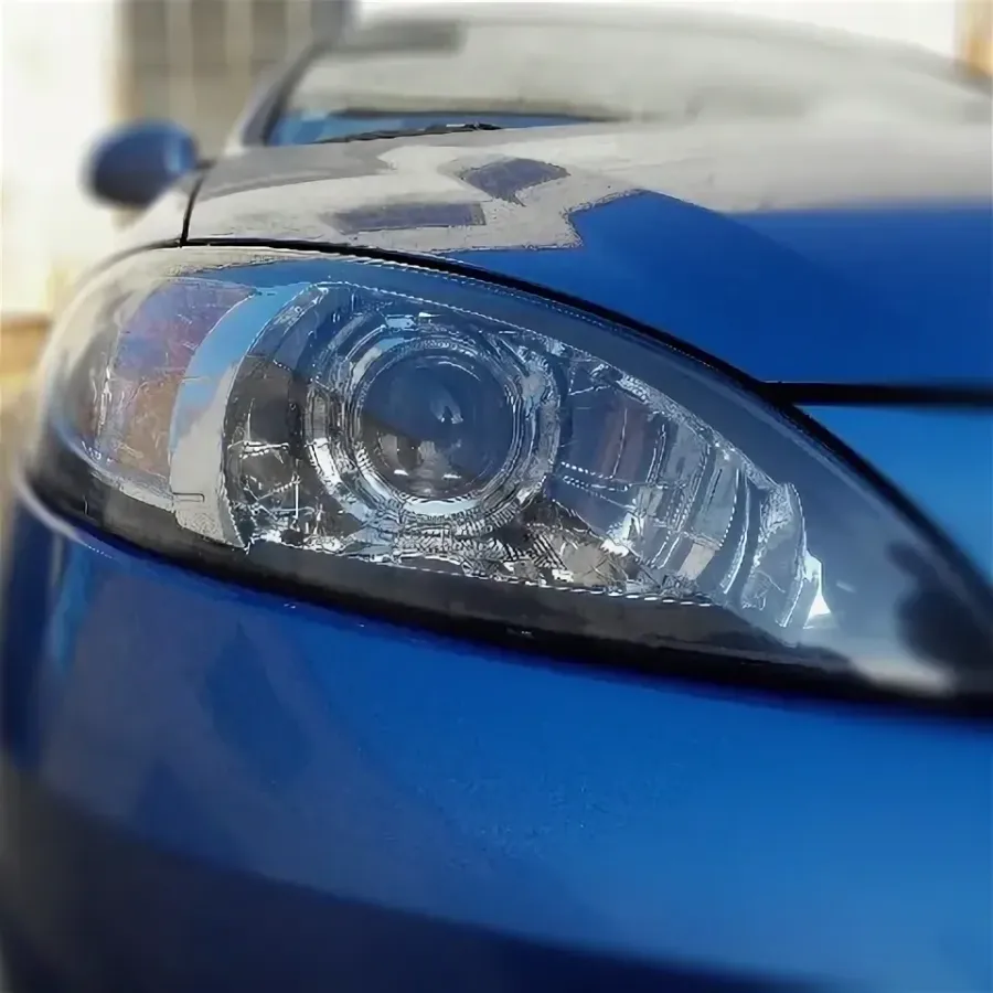 Установка линз на короллу