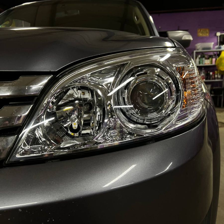 Установка линз опель