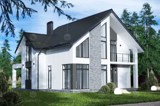Грациозный дом «Гиацинт» 140 м²