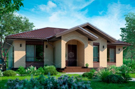 Универсальный дом «Гелиос» 110 м²