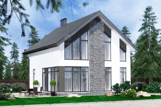 Круглогодичный дом «Крокус» 120 м²