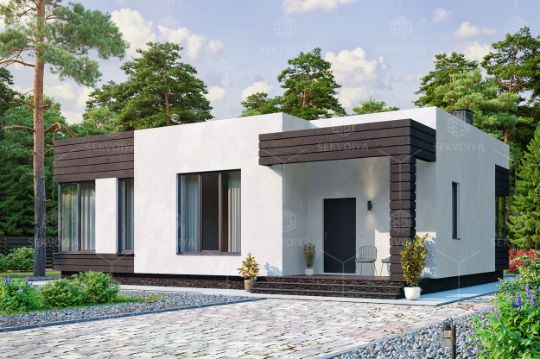 Современный дом «Шерман» 97.5 м²