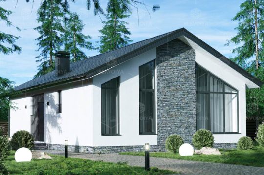 Просторный дом «Оттер» 90 м²