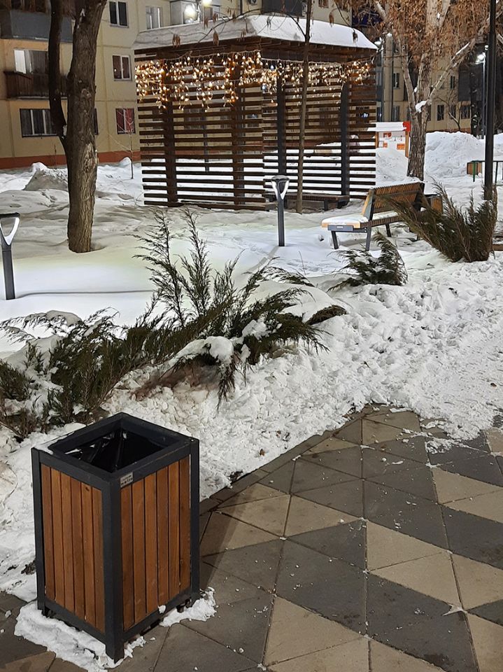 Сквер по ул. Аврора, г. Самара, 2020 г.